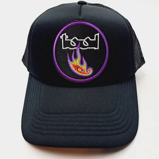 Tool Embroidered Patch Foam Trucker Mesh Snapback Cap Hat Black