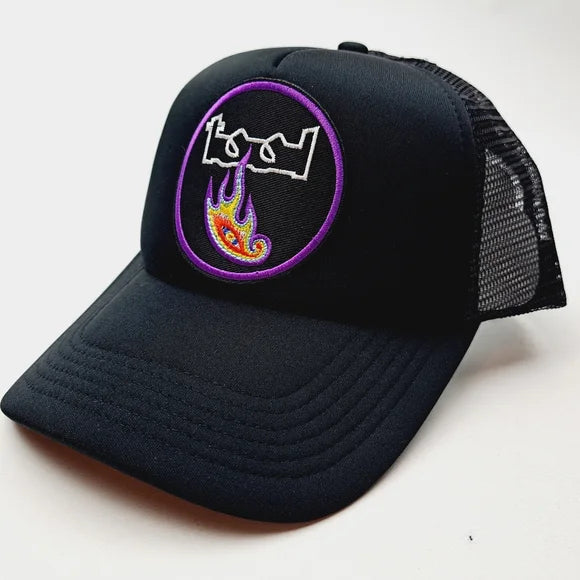 Tool Embroidered Patch Foam Trucker Mesh Snapback Cap Hat Black