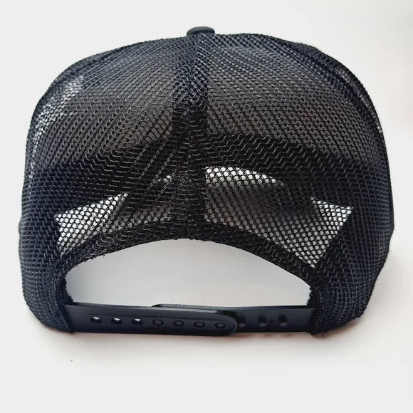 The Beatles Trucker Mesh Snapback Cap Hat Black