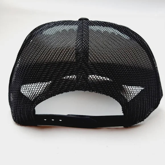 Negative F's Given Embroidered Patch Curved Bill Foam Trucker Mesh Snapback