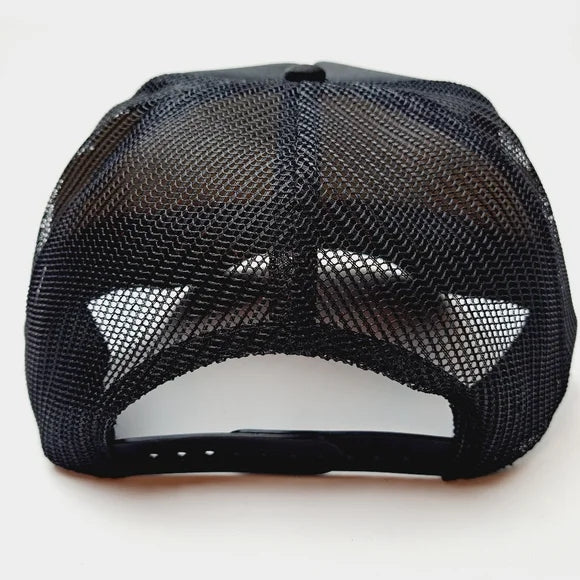 Johnny Walker I Drink Alone Foam Trucker Mesh Snapback Cap Hat Black