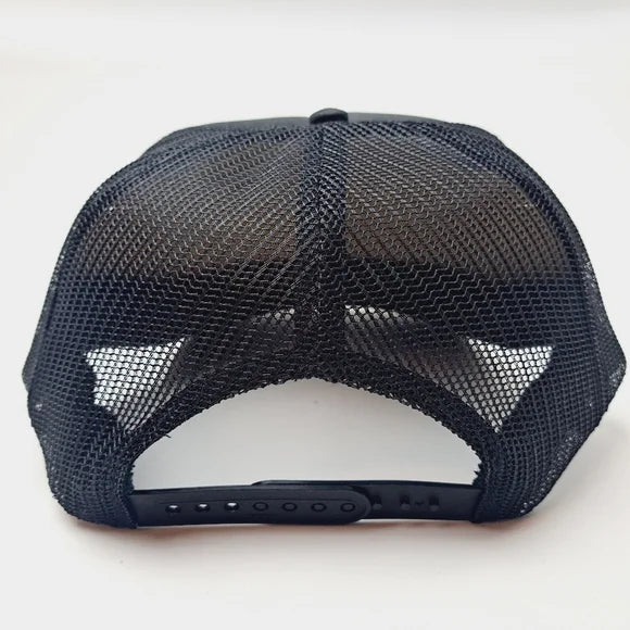 Hank Williams Jr. Bocephus Foam Trucker Mesh Snapback Cap Hat Black