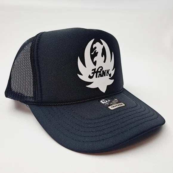 Hank Williams Jr. Bocephus Foam Trucker Mesh Snapback Cap Hat Black