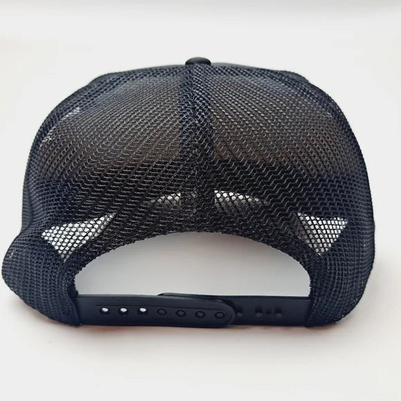 Hank Williams Jr. Bocephus Foam Trucker Mesh Snapback Cap Hat Black