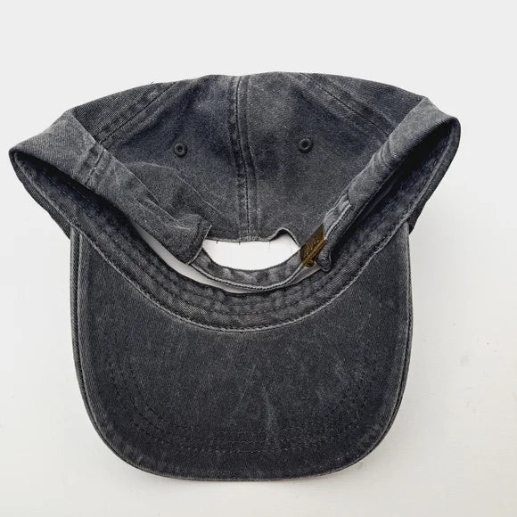 Apple Computers Relaxed Dad Cap Cotton Garment Washed Gray