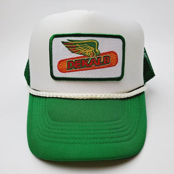 Dekalb Embroidered Patch Trucker Mesh Snapback Cap Hat