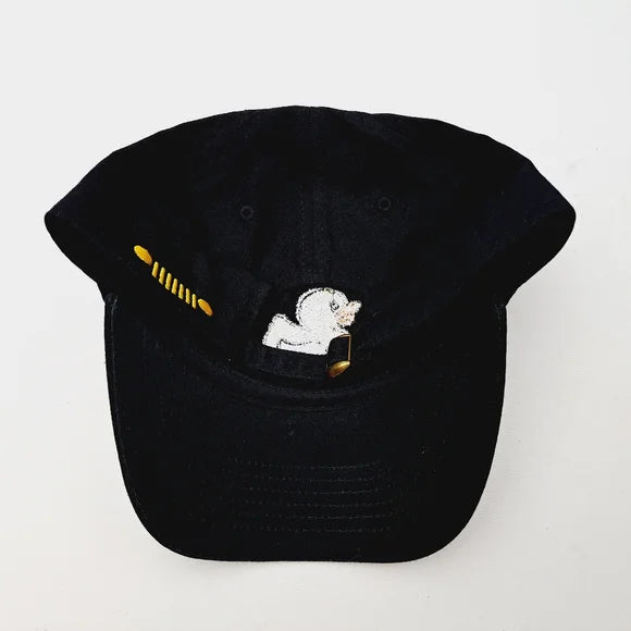 Jeep Duck Embroidered Dad Hat Cap Black Cotton Relaxed Strap