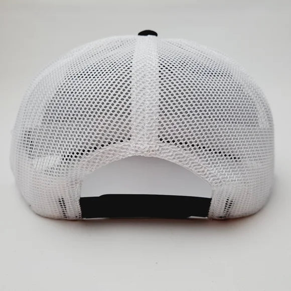 CAT Caterpillar Embroidered Patch Otto Flat Bill Trucker Mesh Adult Humor