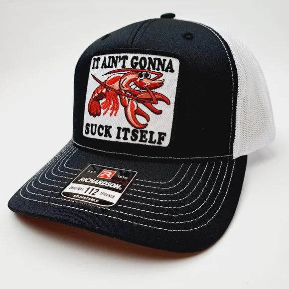 Richardson 112 Mesh Snapback Cap Hat Embroidered It Ain't Gonna Suck Itself
