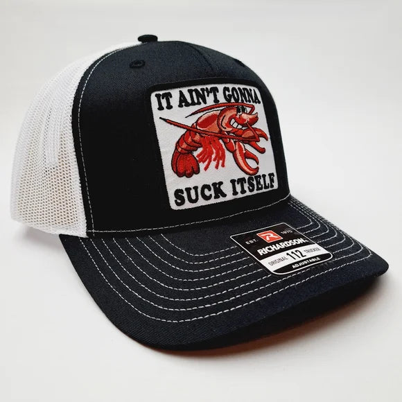 Richardson 112 Mesh Snapback Cap Hat Embroidered It Ain't Gonna Suck Itself