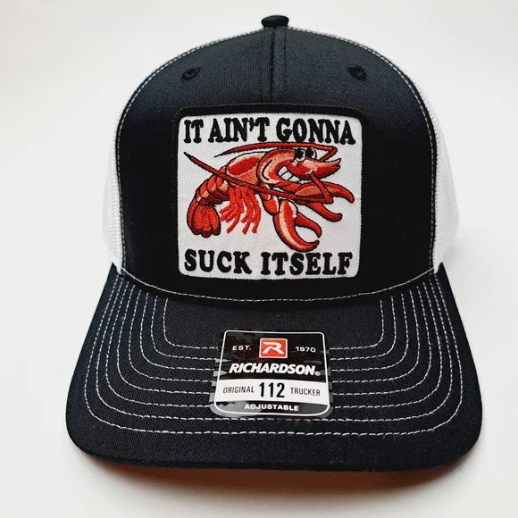 Richardson 112 Mesh Snapback Cap Hat Embroidered It Ain't Gonna Suck Itself