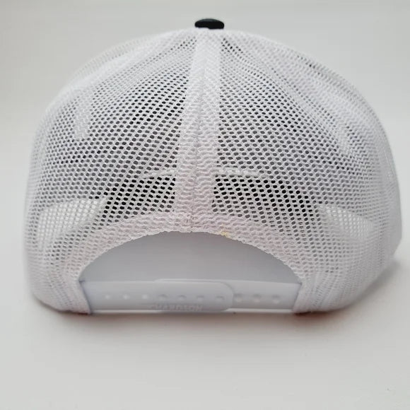 Richardson 112 Mesh Snapback Cap Hat Embroidered Free Rooster Rides Adult Humor