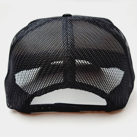 Hank Williams Jr. Bocephus Foam Trucker Mesh Snapback Cap Hat Black