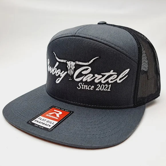 Cowboy Cartel Richardson 168 7 Panel Flat Bill Trucker Mesh Snapback