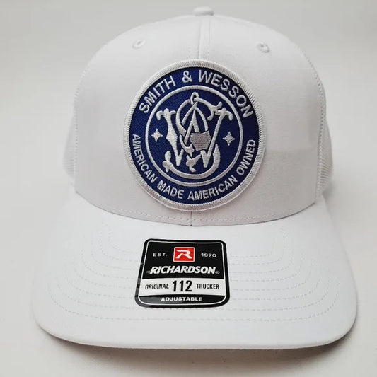 Smith & Wesson Richardson 112 Trucker Mesh Snapback Cap Hat Embroidered