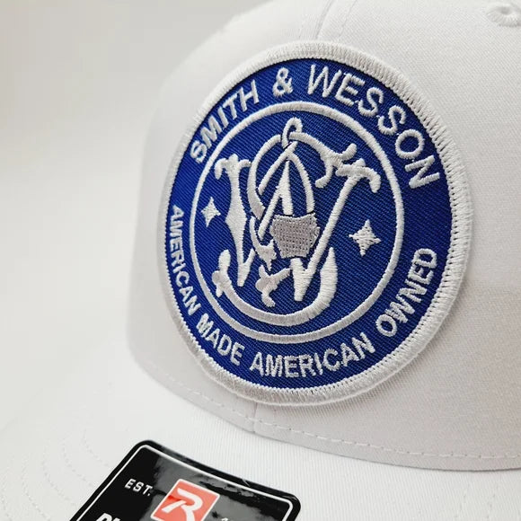 Smith & Wesson Richardson 112 Trucker Mesh Snapback Cap Hat Embroidered
