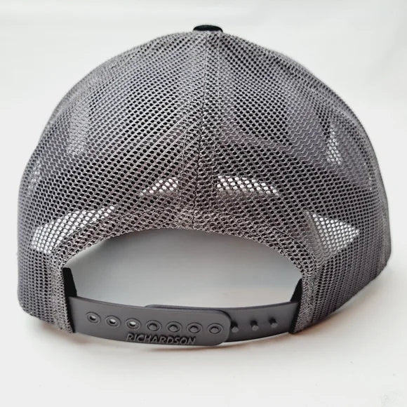 International Tractor Richardson 112 Trucker Mesh Snapback Cap Hat Black