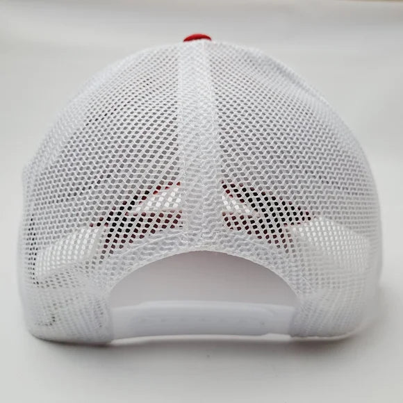 Honda Motorcycles Hat Cap Direct Embroidered Mesh Snapback Red