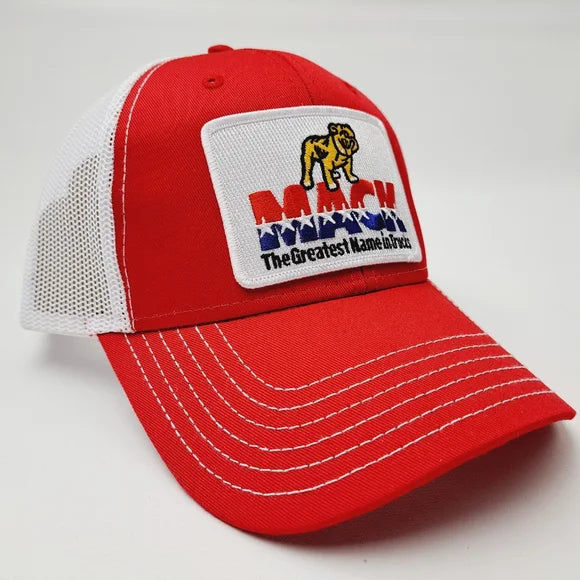 MACK Trucks Embroidered Patch Mesh Snapback Cap Hat