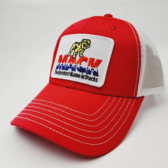 MACK Trucks Embroidered Patch Mesh Snapback Cap Hat