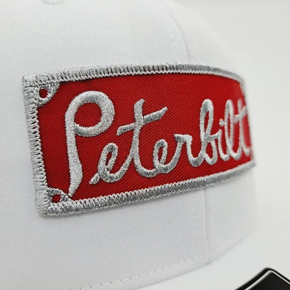 Peterbilt Embroidered Patch Richardson Trucker Mesh Snapback Cap Hat