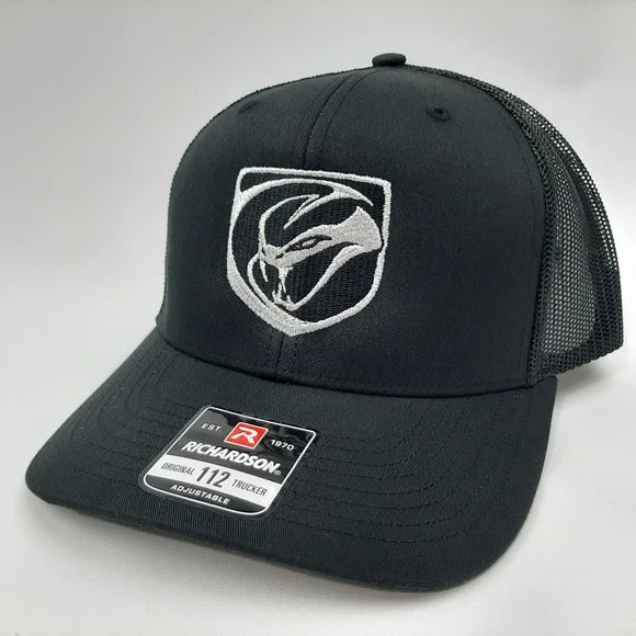 Dodge Viper Embroidered Baseball Cap Hat Black Snapback