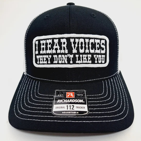 I Hear Voices Richardson 112 Trucker Mesh Snapback Cap Hat