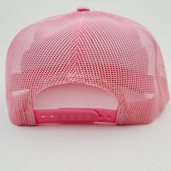 Peace Embroidered patch Flat Bill Trucker Mesh Snapback