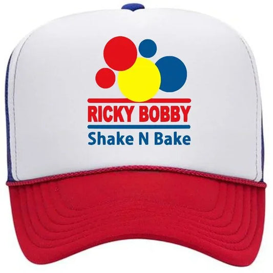 Ricky Bobby Talladega Nights Shake N Bake Foam Trucker Mesh Snapback Cap Hat