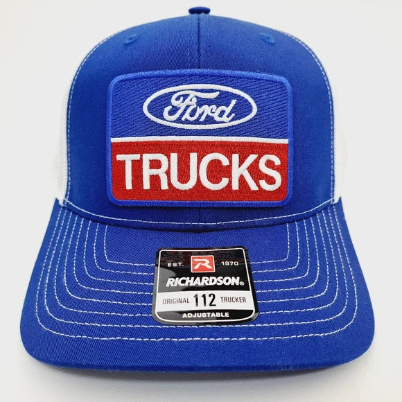 Ford Trucks Richardson 112 Mesh Snapback Cap Hat Embroidered Patch