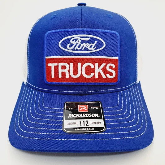 Ford Trucks Richardson 112 Mesh Snapback Cap Hat Embroidered Patch
