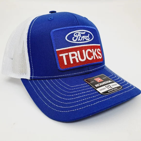 Ford Trucks Richardson 112 Mesh Snapback Cap Hat Embroidered Patch