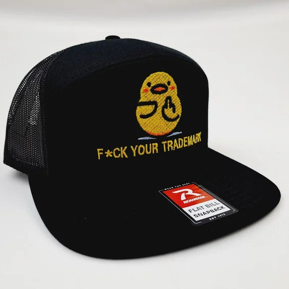 F*ck Your Trademark Richardson 168 7 Panel Flat Bill Trucker Mesh Snapback