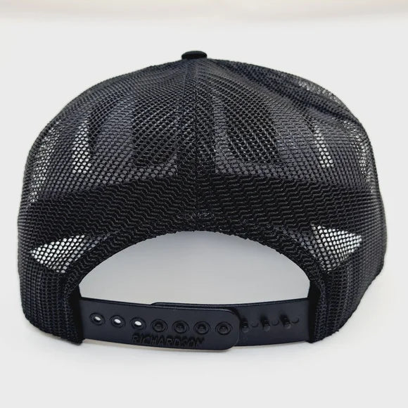 Buck Deer Swamp Donkey Richardson 168 7 Panel Flat Bill Trucker Mesh Snapback