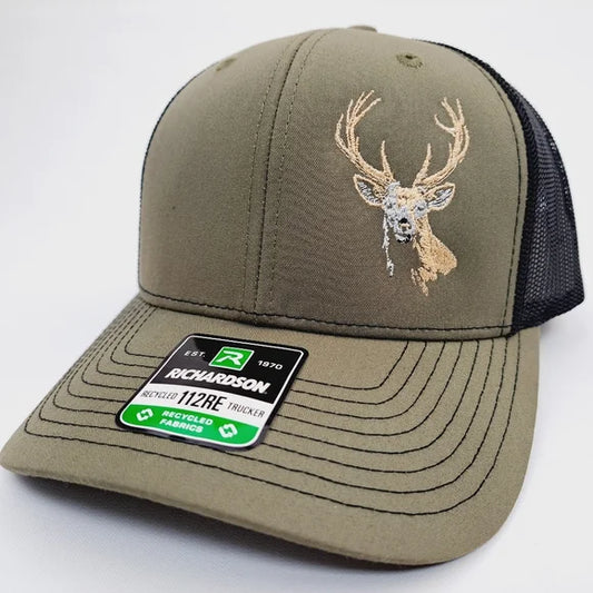 Deer Hunting 10 Point Richardson 112 Trucker Mesh Snapback Cap Hat