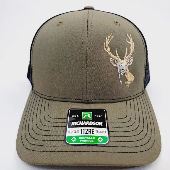 Deer Hunting 10 Point Richardson 112 Trucker Mesh Snapback Cap Hat