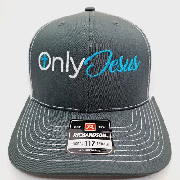 Only Jesus Mens Baseball Cap Hat Low Profile Richardson 112 Embroidered