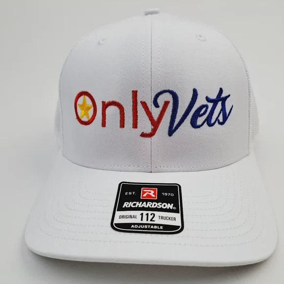 Only Vets Mens Baseball Cap Hat Low Profile Richardson 112 Embroidered