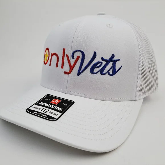 Only Vets Mens Baseball Cap Hat Low Profile Richardson 112 Embroidered