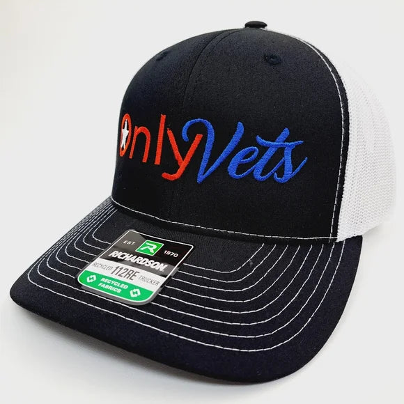 Only Vets Mens Baseball Cap Hat Low Profile Richardson 112 Embroidered