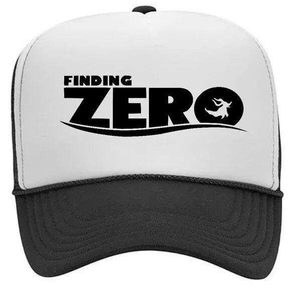 Finding Zero Nightmare Dog Foam Trucker Mesh Snapback Cap Hat Black