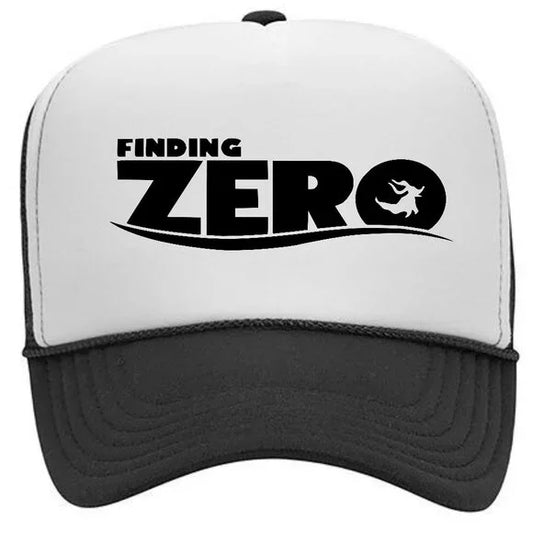 Finding Zero Nightmare Dog Foam Trucker Mesh Snapback Cap Hat Black