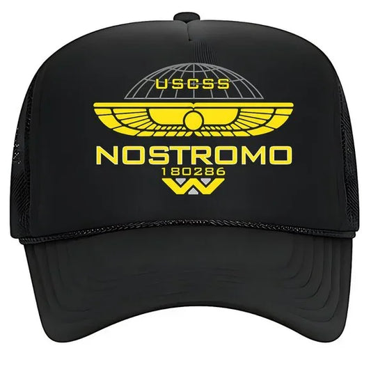 USCSS Nostromo Snapback Cap Alien Weyland Yutani Crew Foam Trucker Mesh Hat Cap