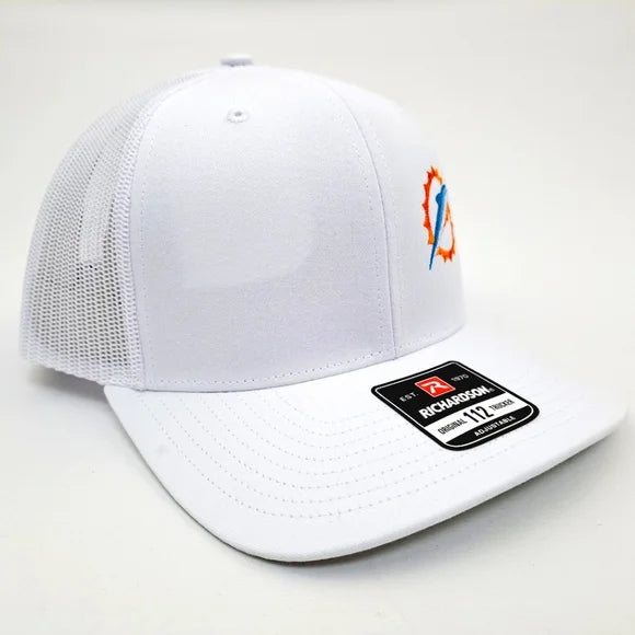 Miami Dolphins Richardson 112 Embroidered Patch Mesh Snapback Trucker