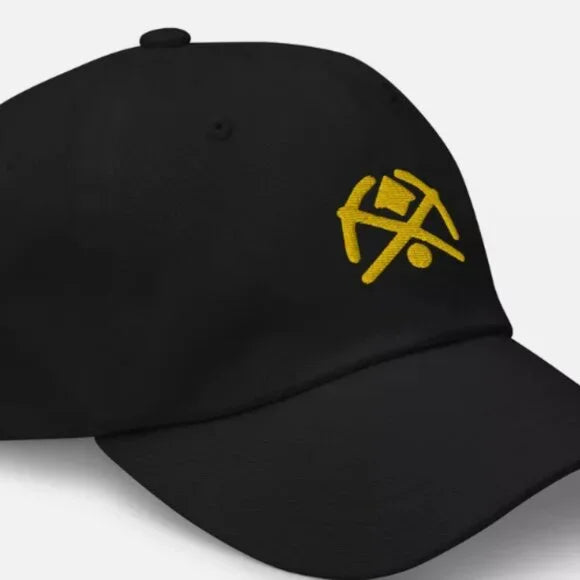Denver Nuggets Retro Minimalist Design Embroidered Dad Cap Basketball Hat