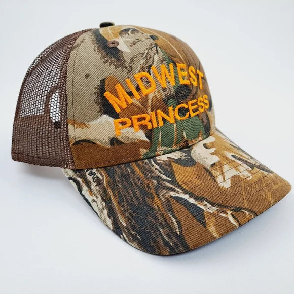 Chappell Roan Midwest Princess Hat Cap Mesh Trucker Camouflage Music Art