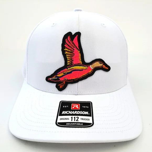 Black Pond Duck Hunting Richardson 112 Trucker Mesh Snapback Hat Cap