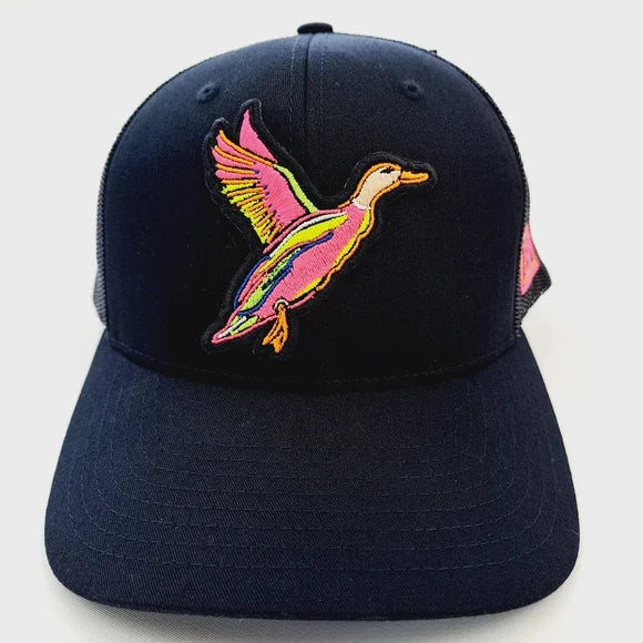 Black Pond Duck Hunting Richardson 112 Trucker Mesh Snapback Hat Cap