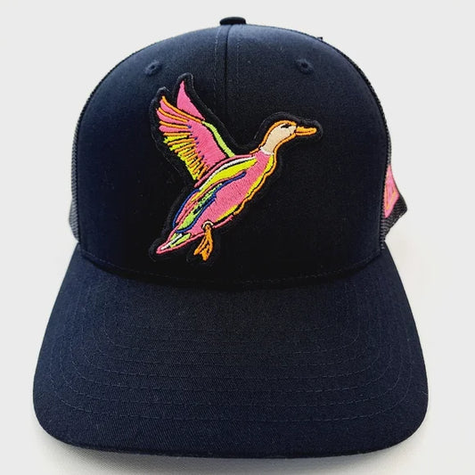 Black Pond Duck Hunting Richardson 112 Trucker Mesh Snapback Hat Cap