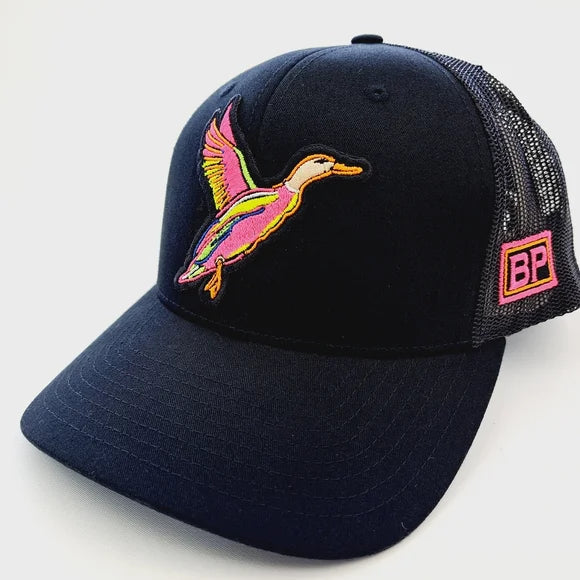 Black Pond Duck Hunting Richardson 112 Trucker Mesh Snapback Hat Cap